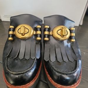 Coach "Turnlock Creeper Slide" Chunky Platform Loafer